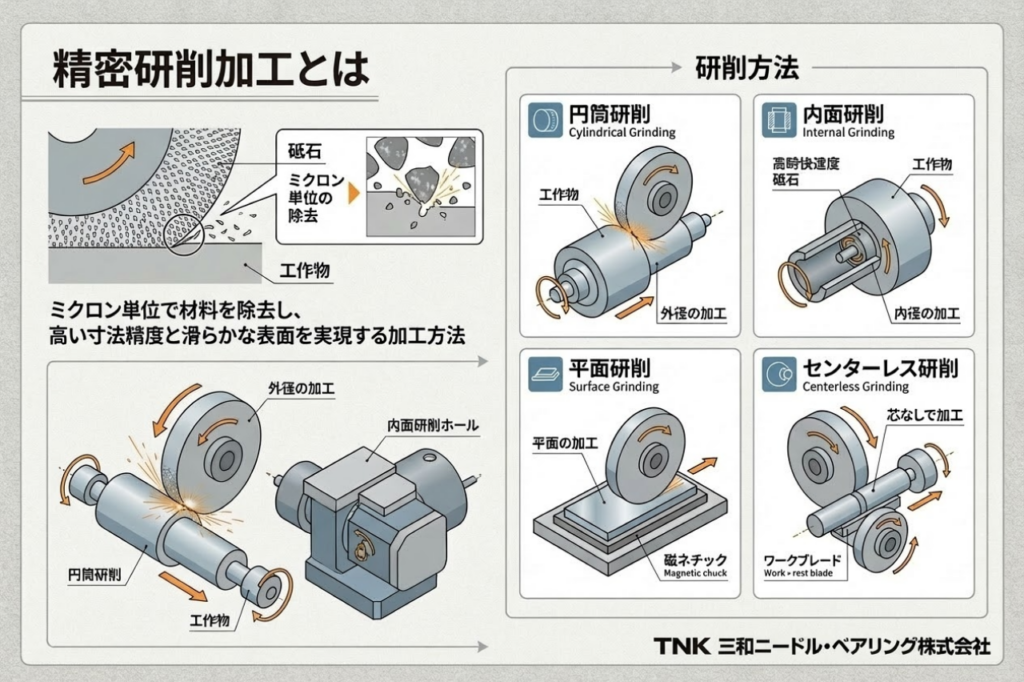 精密研削加工とは