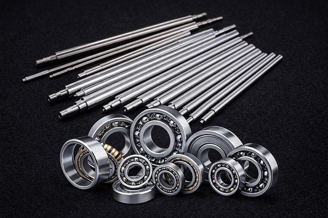 設計や製品選定におけるシャフトと軸受の使い分け目安