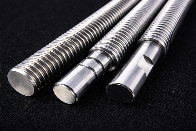 超精密リードスクリューの加工例